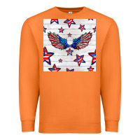 Carrot patriotic eagle wing Premium Sweatshirt - BundleAndBundleShop