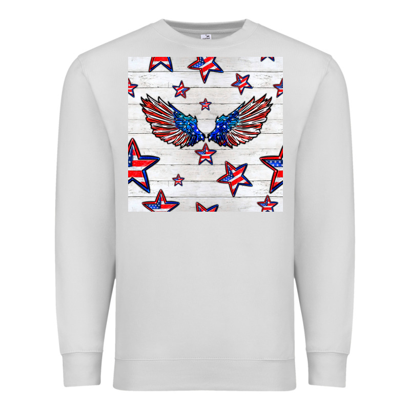 Patriotic Eagle Wing Premium Sweatshirt by BundleAndBundleShop | Teevron