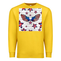 Lemon patriotic eagle wing Premium Sweatshirt - BundleAndBundleShop