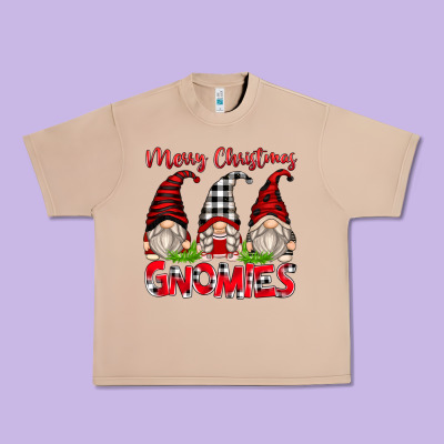 Merry Christmas Gnomies Urban Heavy Tee Designed By Zillion Design Studio