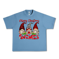 Pebble Blue merry christmas gnomies Urban Heavy Tee - Zillion Design Studio