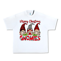 White merry christmas gnomies Urban Heavy Tee - Zillion Design Studio