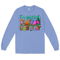 Colony Blue i'm fulfilling my destiny Long Sleeve Tee - Zillion Design Studio