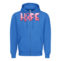 True Royal hope and pink ribbon Zipper Hoodie - HRA Design Shop