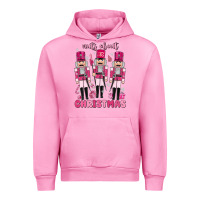 Fuchsia Pink nuts about  christmas Urban Hoodie - MaliasSmallBusiness