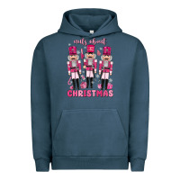 Pigment Midnight Navy nuts about  christmas Urban Hoodie - MaliasSmallBusiness