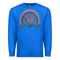 True Royal stay groovy with rainbow and heart Premium Sweatshirt - Artiststas
