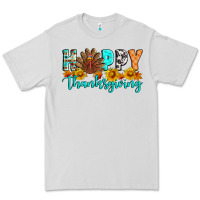Dove Grey Happy Thanksgiving Premium Tee - Artiststas