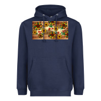 Navy juneteenth sunflower's licence plate template Heavyweight Hoodie - Artiststas