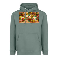 Sage juneteenth sunflower's licence plate template Heavyweight Hoodie - Artiststas