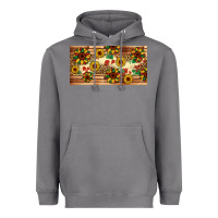 Storm juneteenth sunflower's licence plate template Heavyweight Hoodie - Artiststas
