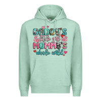 Seafoam daddy's little girl mommy's whole world Premium Hoodie - MaliasSmallBusiness