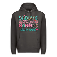 Smoke daddy's little girl mommy's whole world Premium Hoodie - MaliasSmallBusiness