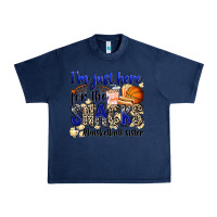 Navy i'm just here for the snacks #basketball sister Urban Heavy Tee - Zillion Design Studio