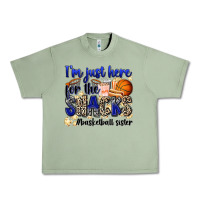 Oil Green i'm just here for the snacks #basketball sister Urban Heavy Tee - Zillion Design Studio