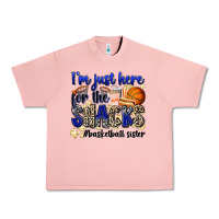 I'm Just Here For The Snacks #basketball Sister Urban Heavy Tee | Teevron