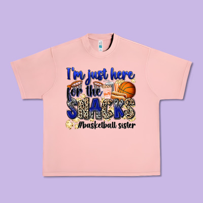 I'm Just Here For The Snacks #basketball Sister Urban Heavy Tee Designed By Zillion Design Studio