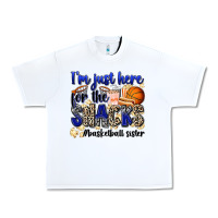 White i'm just here for the snacks #basketball sister Urban Heavy Tee - Zillion Design Studio