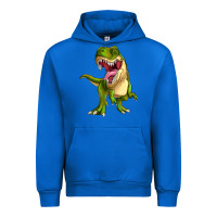 Cobalt T-rex Urban Hoodie - MaliasSmallBusiness