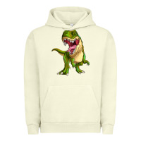 Pigment Pistachio T-rex Urban Hoodie - MaliasSmallBusiness