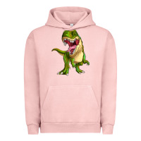 Pigment Salmon T-rex Urban Hoodie - MaliasSmallBusiness