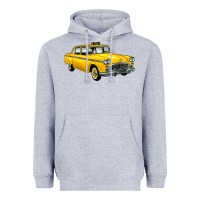 Heather Grey taxi cab Heavyweight Hoodie - Artiststas