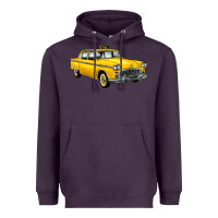Plum taxi cab Heavyweight Hoodie - Artiststas