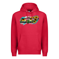 Cardinal Tennessee Map Sunflower Cactus Serape Premium Hoodie - RanaPortraitStore