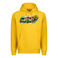Lemon Tennessee Map Sunflower Cactus Serape Premium Hoodie - RanaPortraitStore