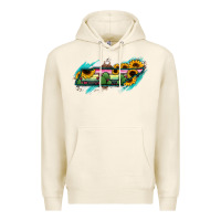 Tofu Tennessee Map Sunflower Cactus Serape Premium Hoodie - RanaPortraitStore