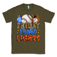 Army Green friday night lights baseball Classic Tee - Zillion Design Studio