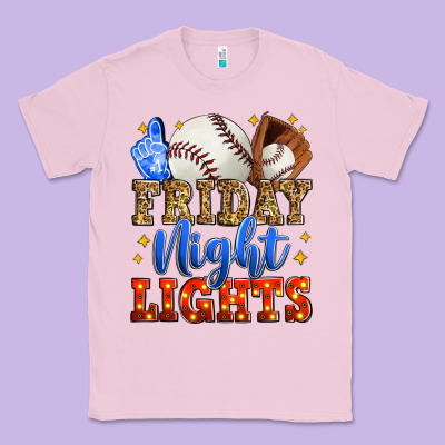 Friday Night Lights Baseball Classic Tee Designed By Zillion Design Studio
