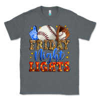 Charcoal Heather friday night lights baseball Classic Tee - Zillion Design Studio