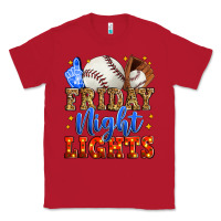 Red friday night lights baseball Classic Tee - Zillion Design Studio