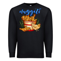 Black nuggets Premium Sweatshirt - AdoDesignShop