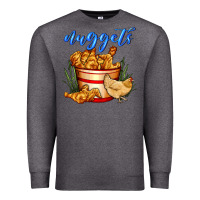 Charcoal Heather nuggets Premium Sweatshirt - AdoDesignShop