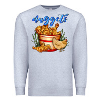Heather Grey nuggets Premium Sweatshirt - AdoDesignShop