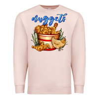 Pale Pink nuggets Premium Sweatshirt - AdoDesignShop