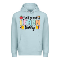 Blue Mist y'all gonna learn today Premium Hoodie - MaliasSmallBusiness
