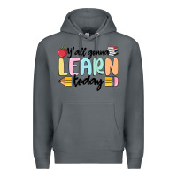 Rock y'all gonna learn today Premium Hoodie - MaliasSmallBusiness