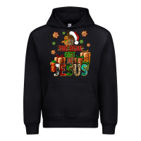 Black The real gift is Jesus Urban Hoodie - NancyCooperArtShop