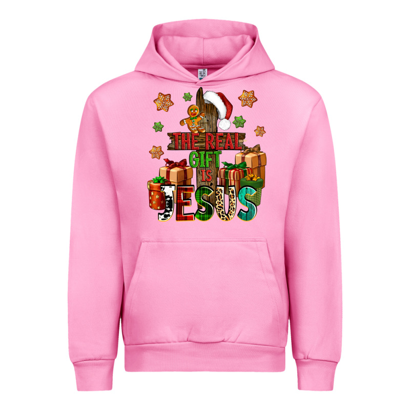 The Real Gift Is Jesus Urban Hoodie by NancyCooperArtShop | Teevron