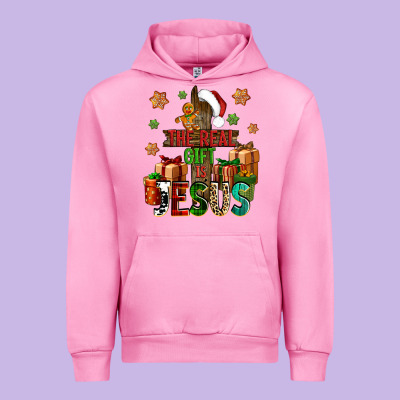 The Real Gift Is Jesus Urban Hoodie Designed By Nancycooperartshop