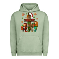 Pigment Oil Green The real gift is Jesus Urban Hoodie - NancyCooperArtShop