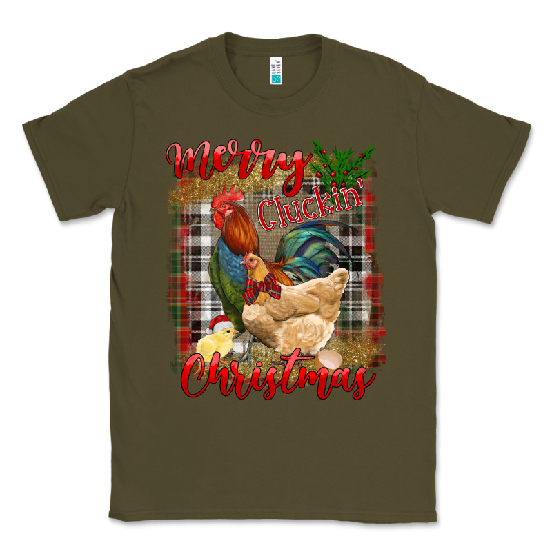 Merry Cluckin' Christmas Classic Tee by RanaPortraitStore | Teevron