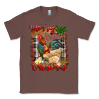 Chestnut merry cluckin' christmas Classic Tee - RanaPortraitStore
