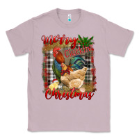 Lilac merry cluckin' christmas Classic Tee - RanaPortraitStore