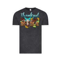 Vintage Black thankful mama cow Vintage Tee - BarkalooDesign
