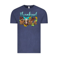 Vintage Denim thankful mama cow Vintage Tee - BarkalooDesign