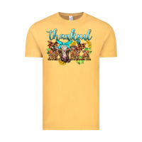 Vintage Mustard thankful mama cow Vintage Tee - BarkalooDesign
